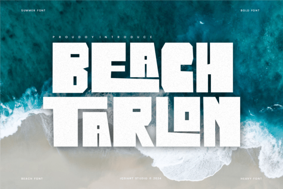 Beach Tarlon: A Bold Display Font for Editorial Impact