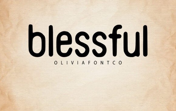 Blessful Typeface for Clear Campaign Design