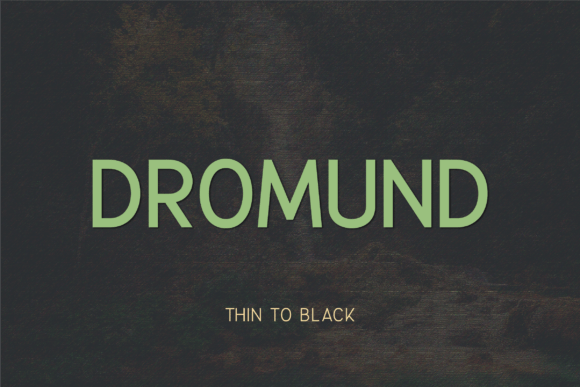 Dromund: A Modern Sans Serif Typeface for Branding