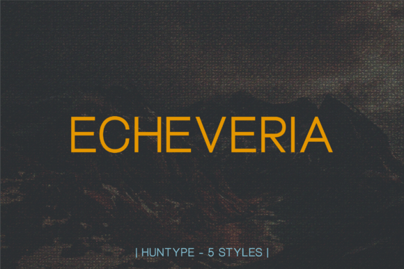 Echeveria Font for Modern Web Design
