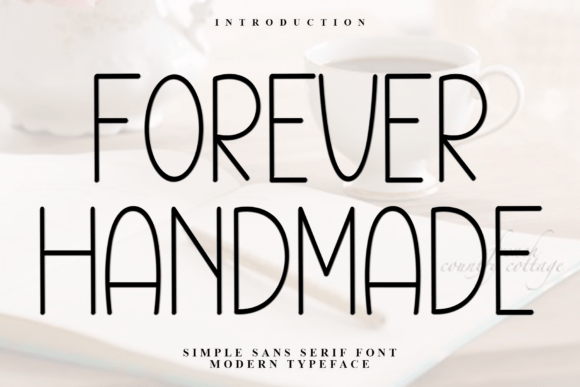 Forever Handmade Font for Crafters