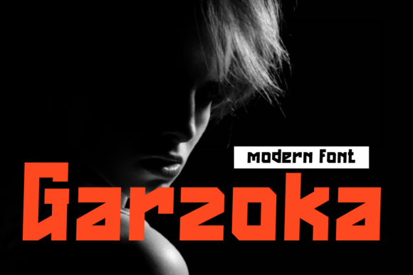 Garzoka: A Modern Display Font for Bold Branding