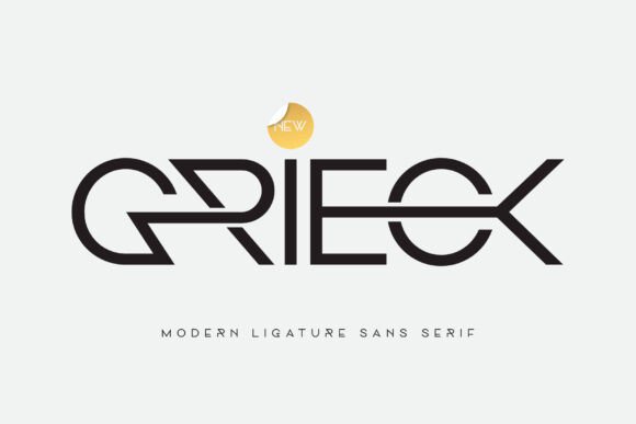 Grieck: A Modern Sans Serif Font for Branding