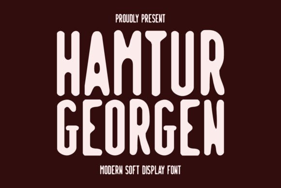 Hamtur Georgen: A Playful Sans Serif Typeface