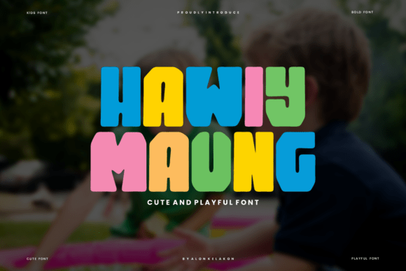 Hawiy Maung Font: A Bold Sans Serif for Modern Design