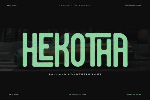 Hekotha Typeface: Bold Editorial Design