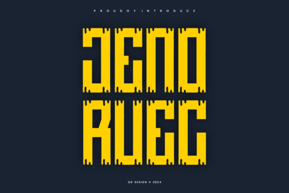 Jenoruec Font: Bold Display Type for Campaigns