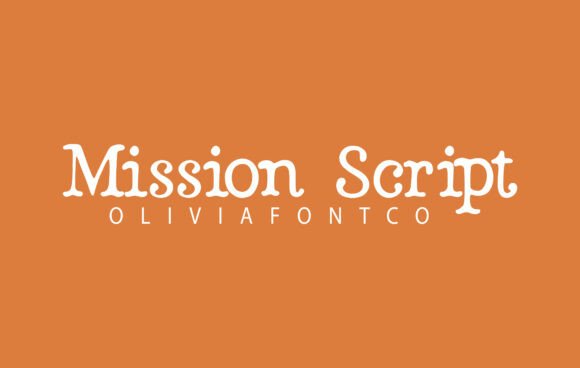 Mission Script Font for Handmade Branding