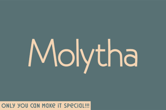 Molytha: A Natural Sans Serif Font for Makers