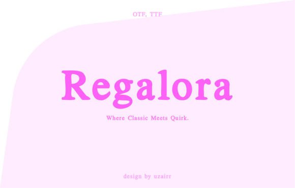 Regalora Typeface: Elevating Handmade Branding