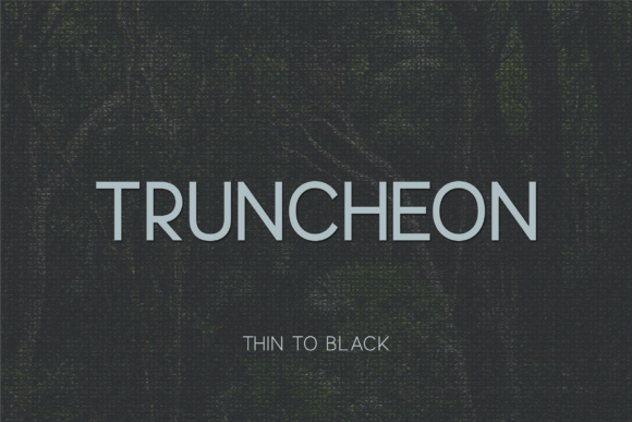 Truncheon Typeface for Modern Editorial Design
