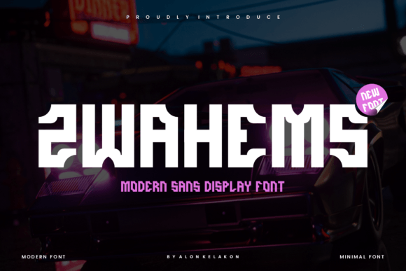 Zwahems: A Bold Serif Font for Makers